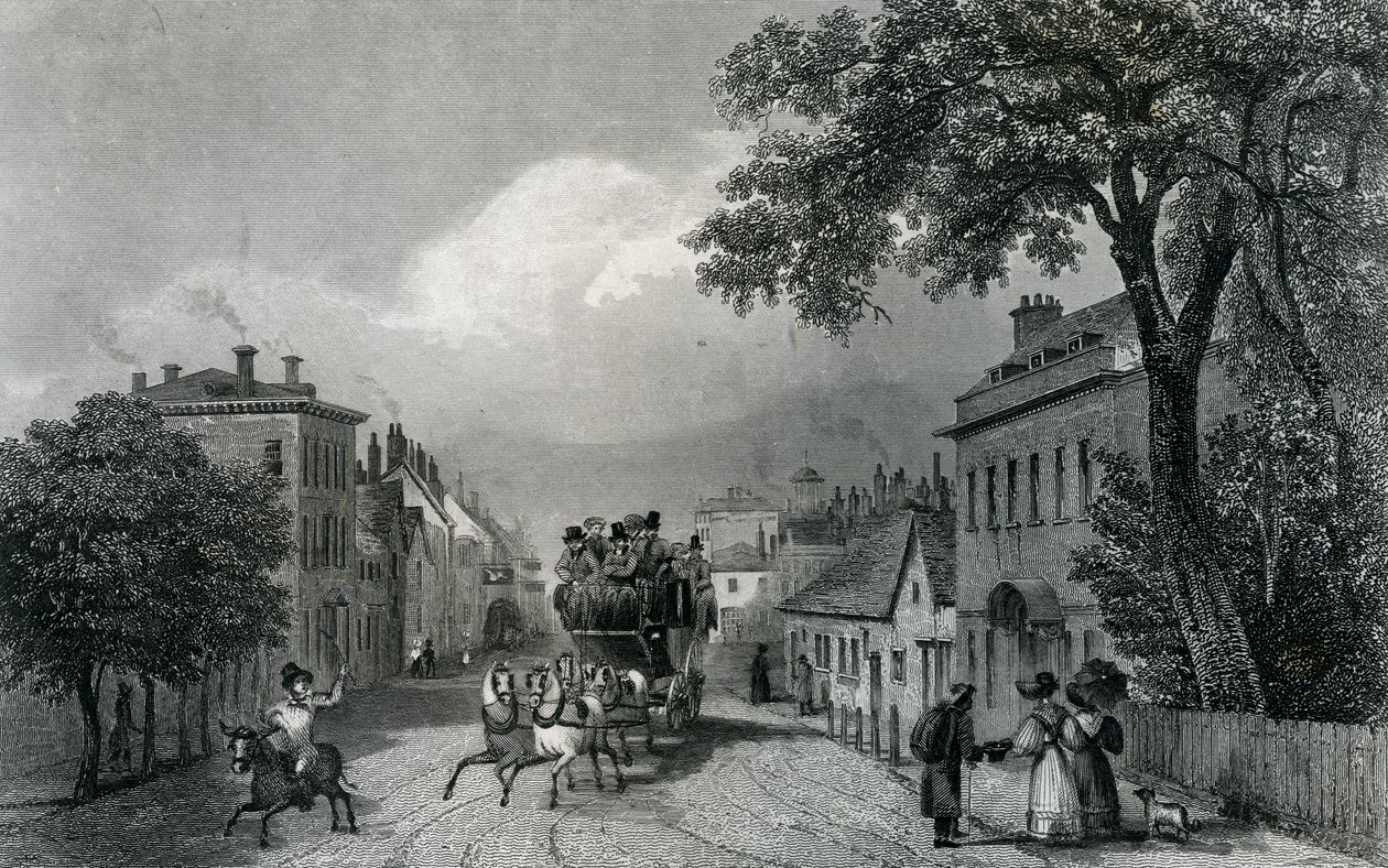 Witham, Essex, graverad av William Watkins, c.1832 av George Bryant Campion