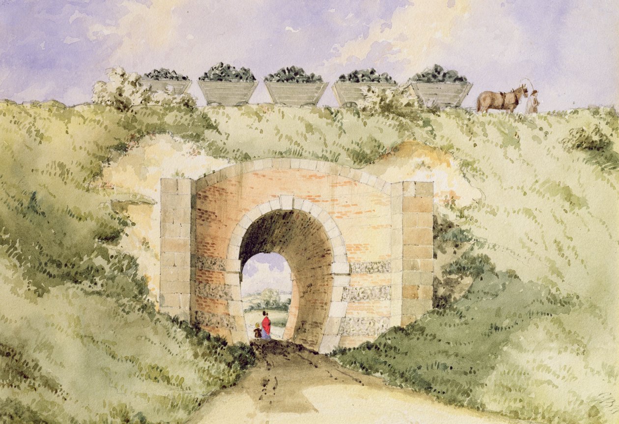 The Grand Surrey Iron Railway (wc på papper) av George Buchanan Wollaston