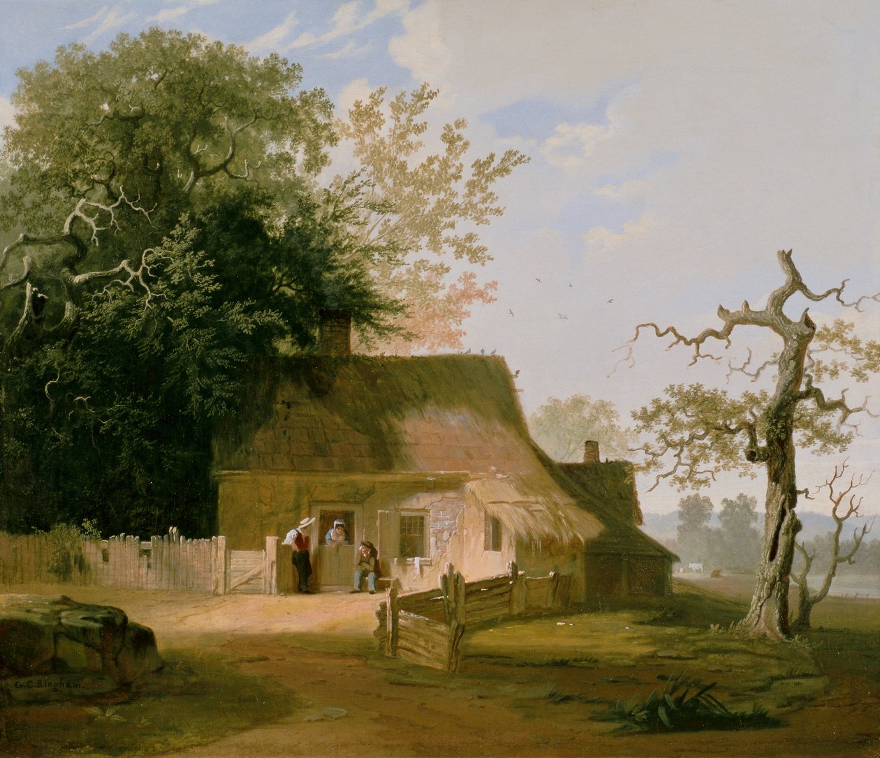 Stuglandskap, 1845 av George Caleb Bingham