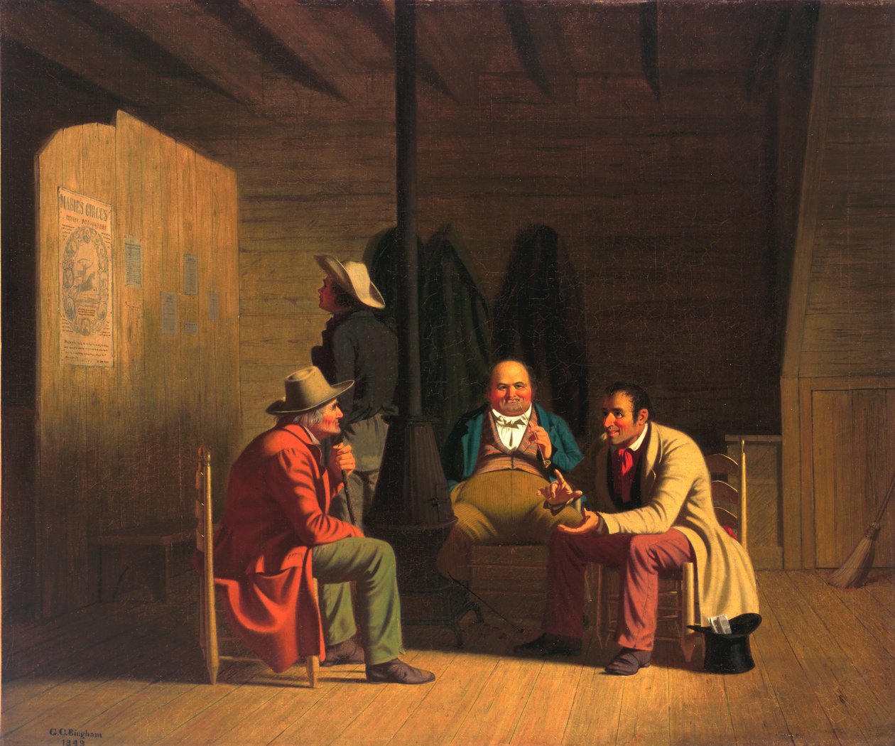 Landspolitiker av George Caleb Bingham