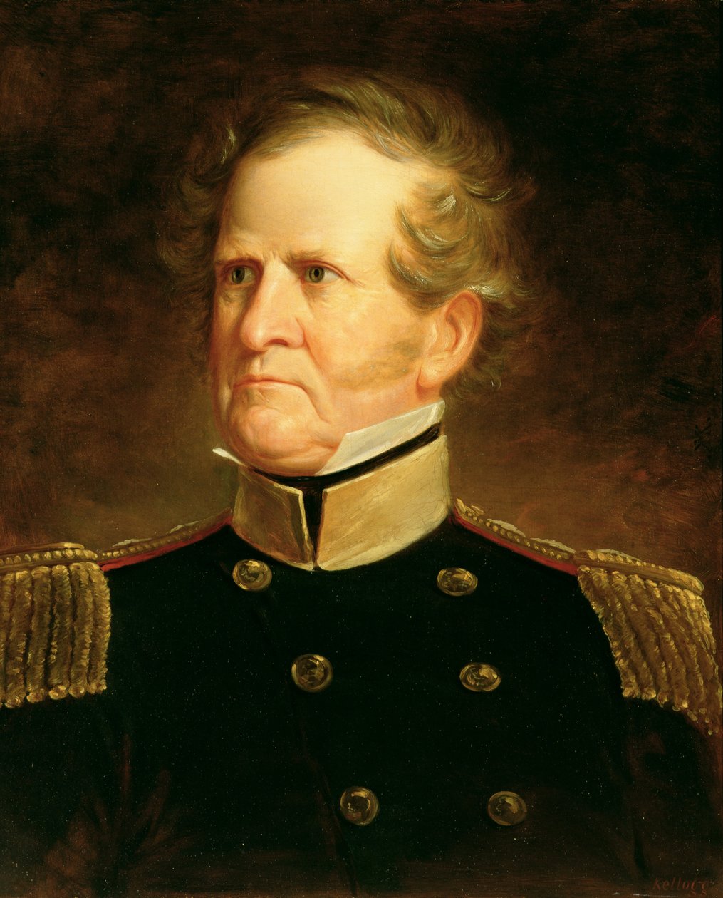 General Winfield Scott (1786-1866), ca 1835 av George Catlin