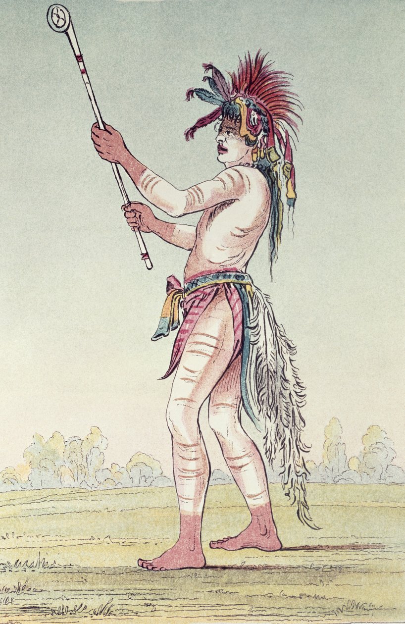 Sioux bollspelare We-Chush-Ta-Doo-Ta, 