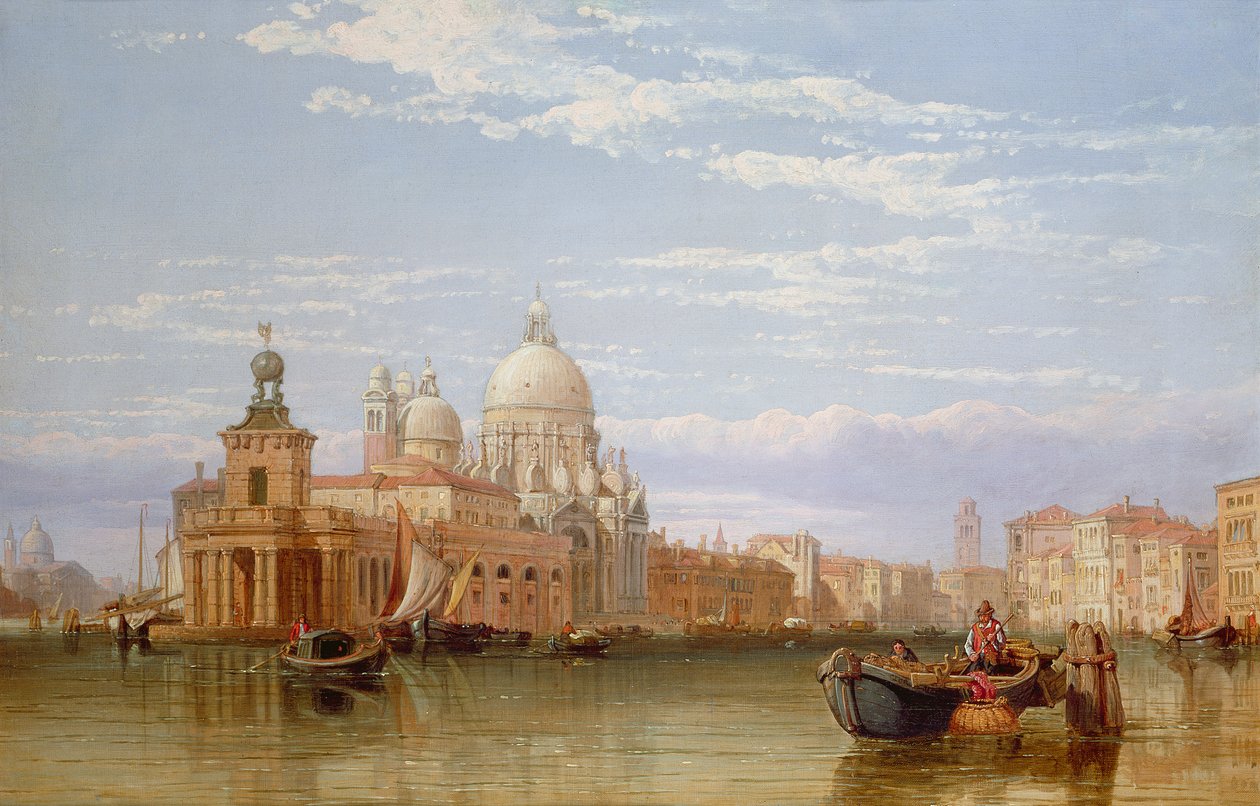 Canal Grande, Venedig av George Clarkson Stanfield