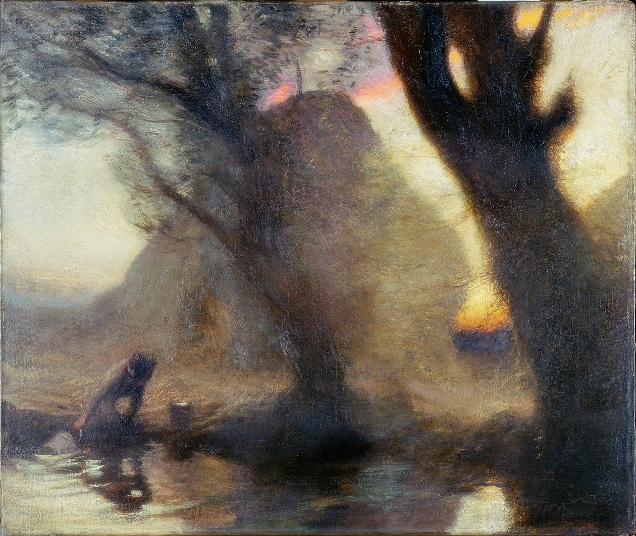 Skymning, 1903 av George Clausen