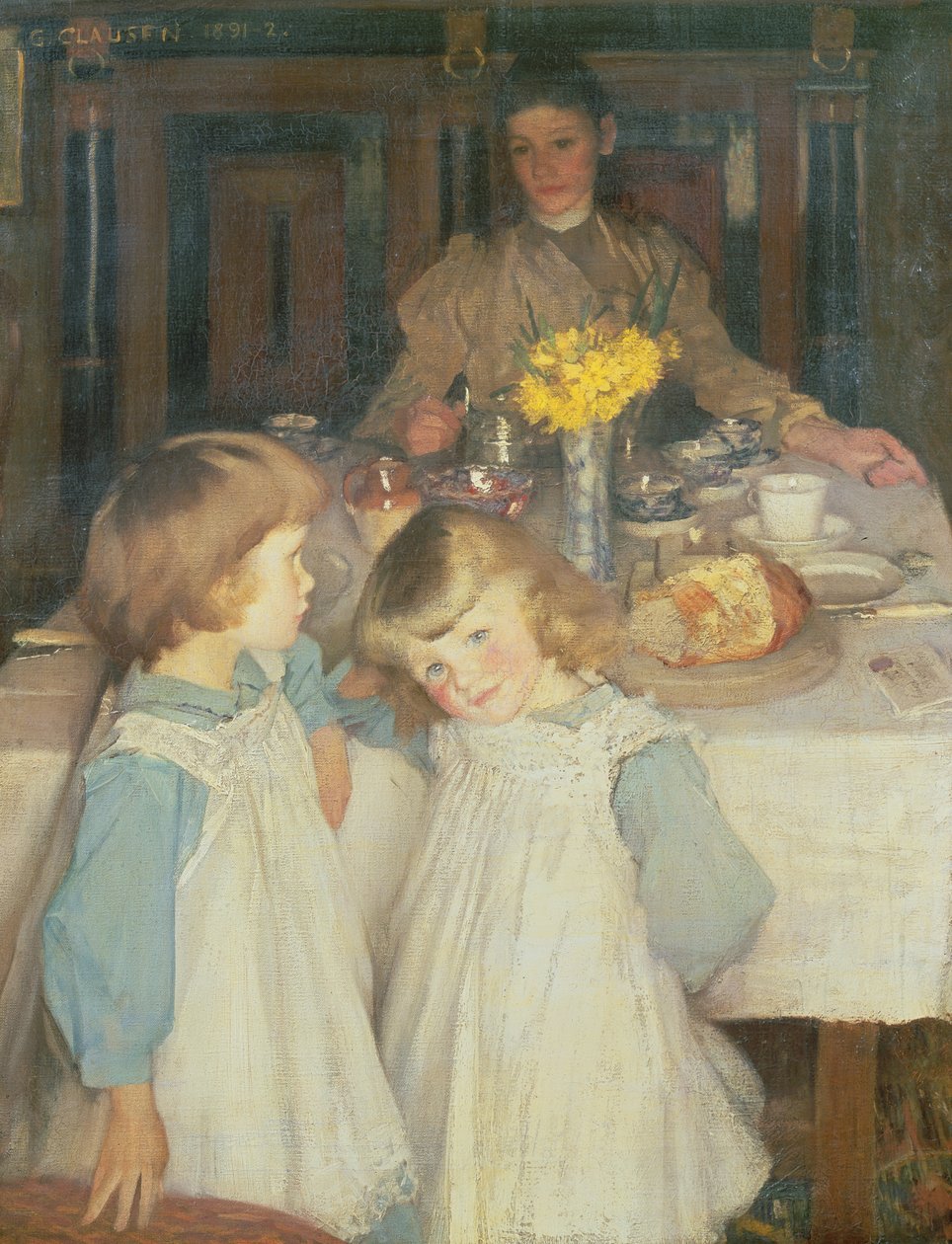 Frukostbordet av George Clausen