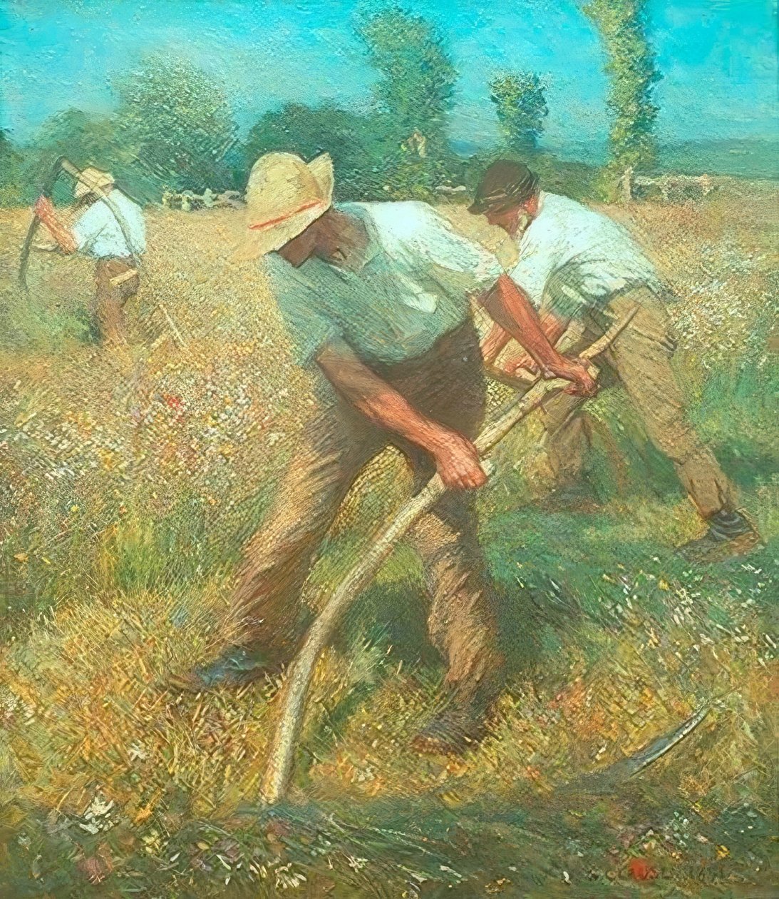 Gräsklipparna av George Clausen