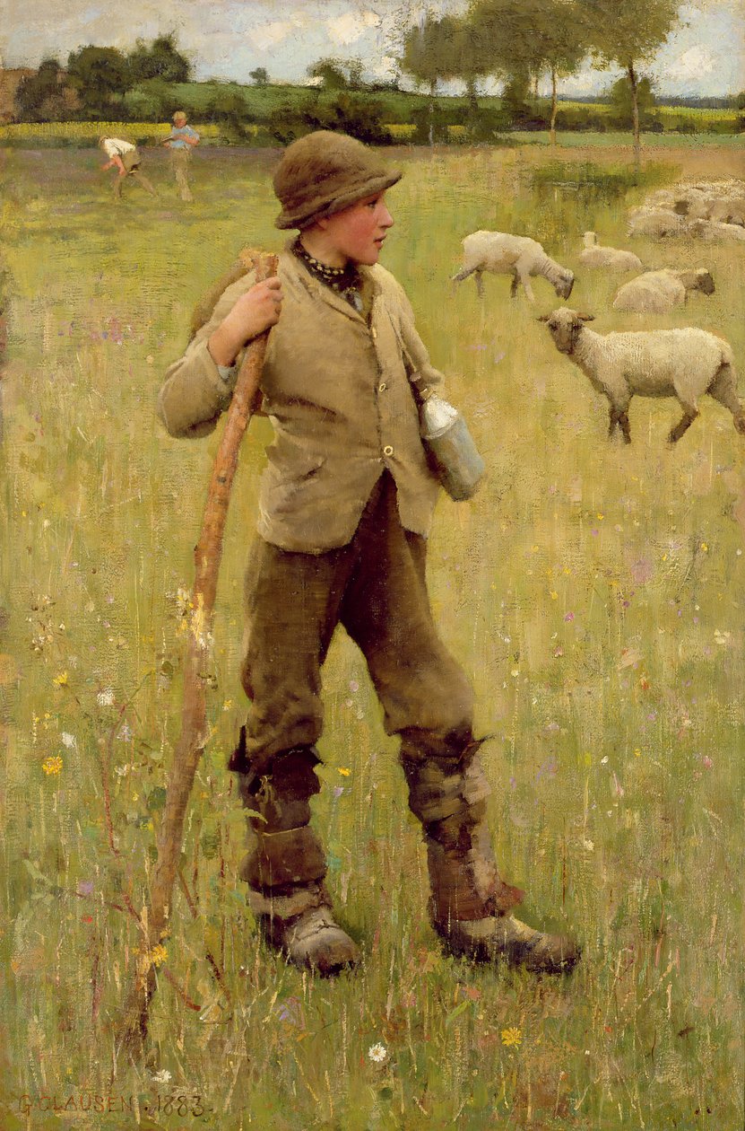 Herdepojken, 1883 av George Clausen