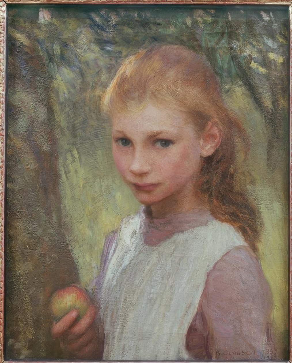 Det blyga barnet av George Clausen