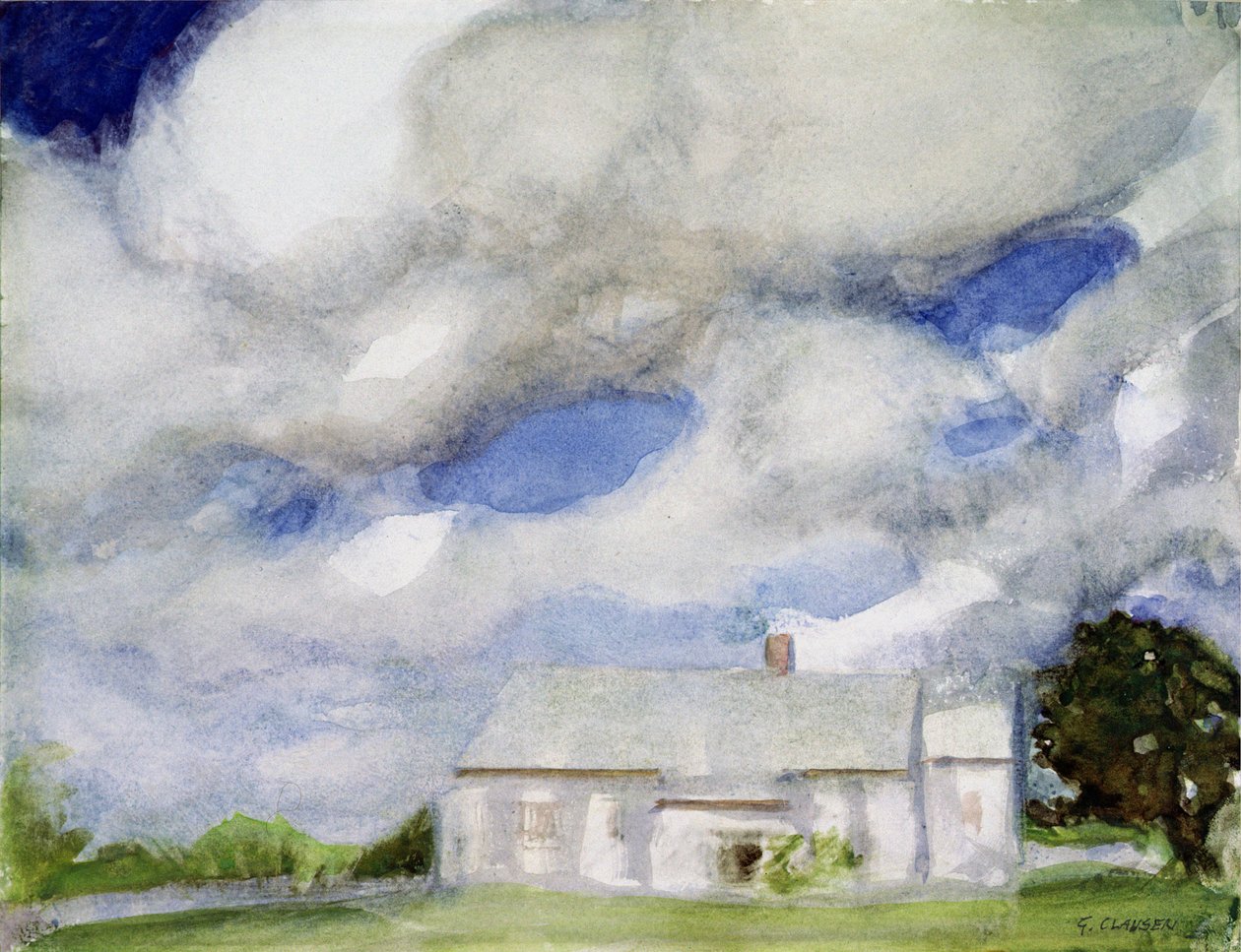 De två träden, ca 1875-1935 av George Clausen
