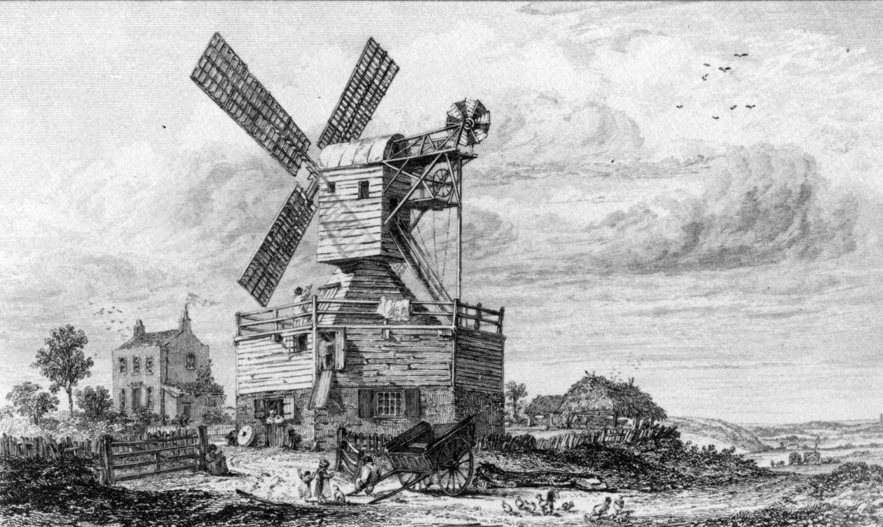 Mill på Wimbledon Common, från 
