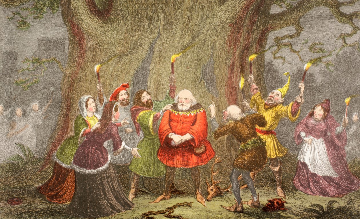 "Jag börjar inse att jag är gjort till en åsna", 1890 av George Cruikshank