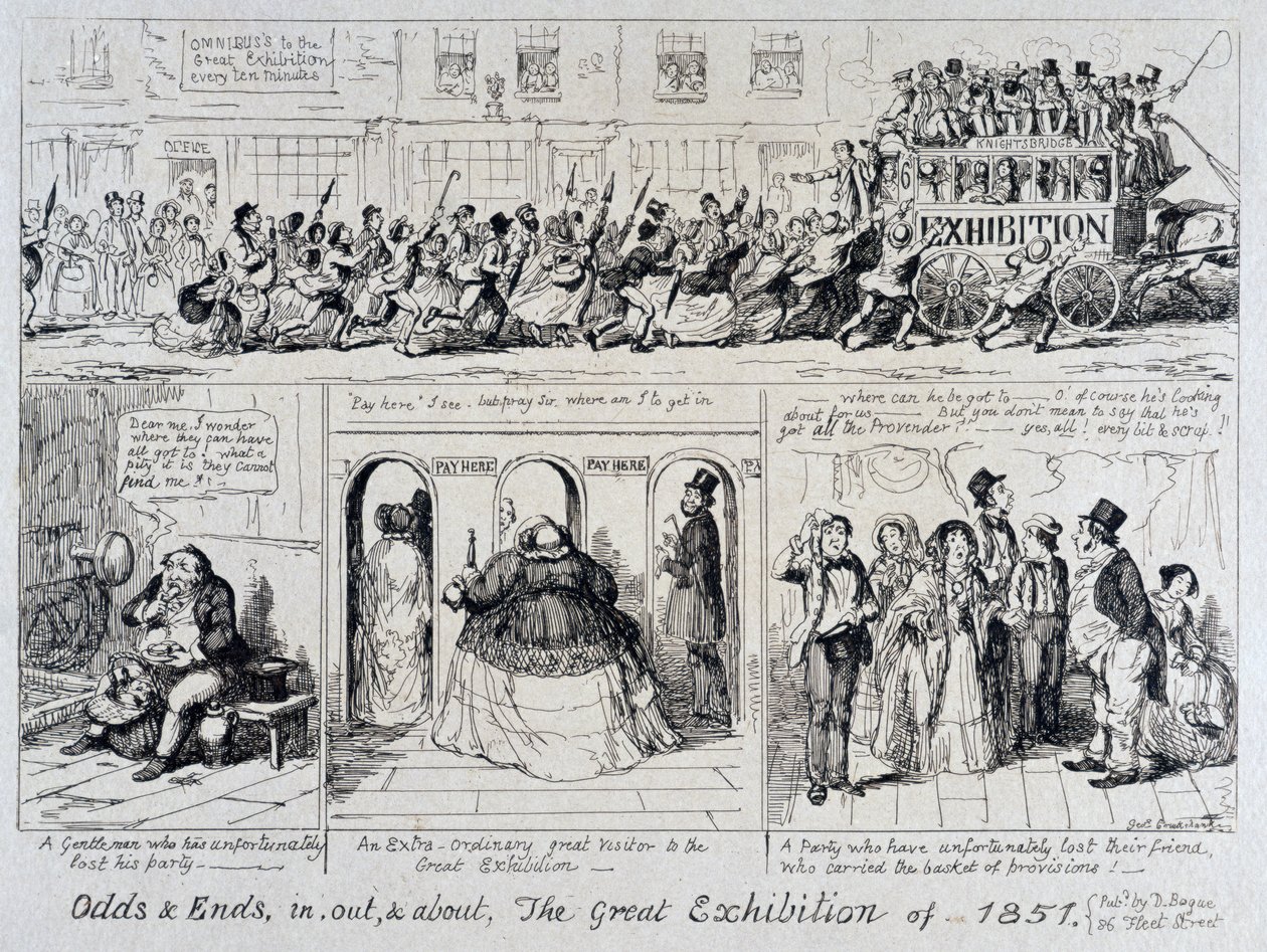 Mayhews stora utställning 1851: Odds and Ends, in, out, and about, 1851 av George Cruikshank