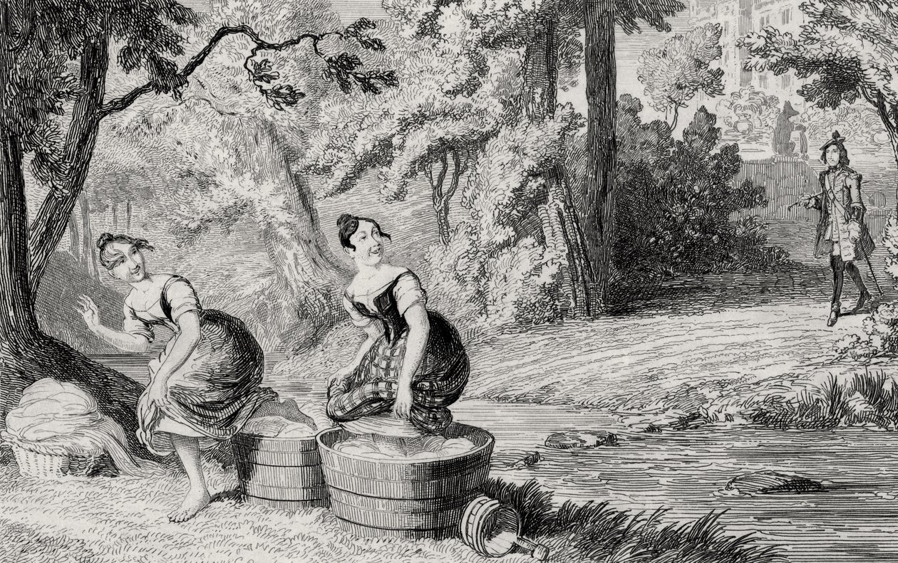 Washerwomen wakisumbuliwa na Waverley, kielelezo kutoka 