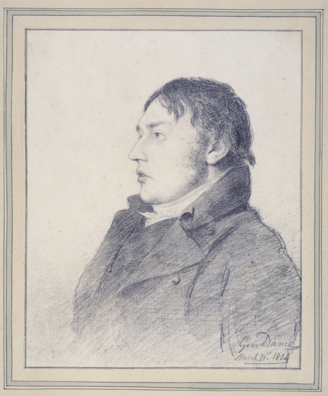 Samuel Taylor Coleridge, 21 mars 1804 av George Dance
