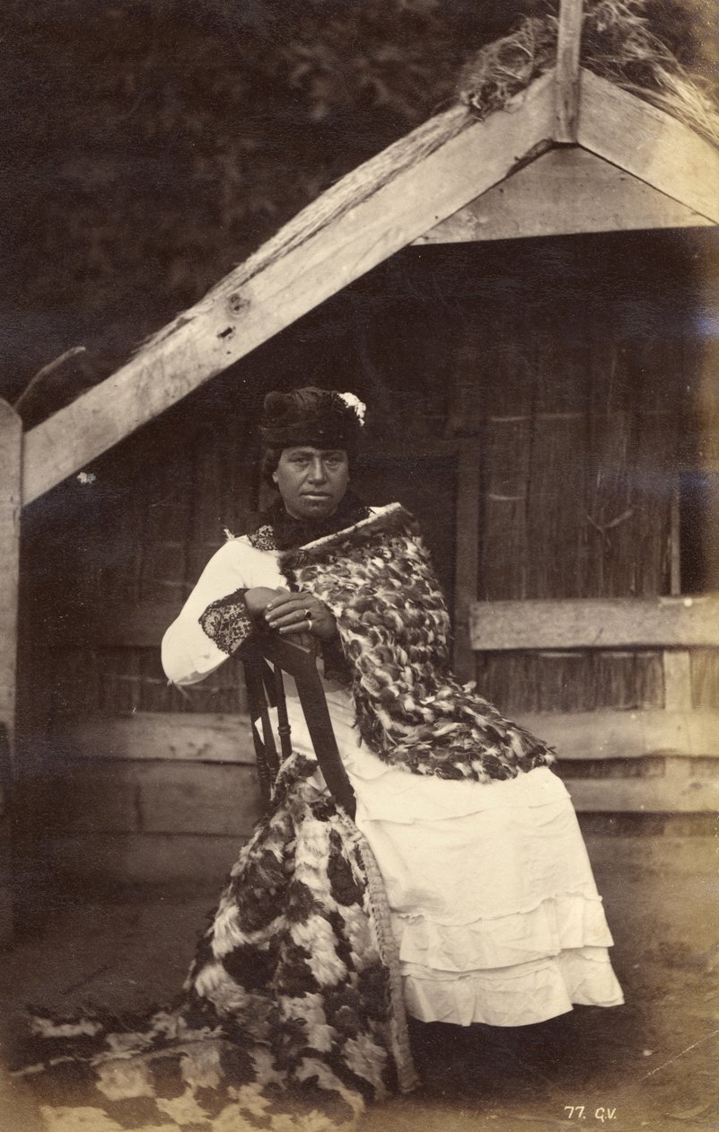 Guide Kate, Wairoa, 1885 (albumintryck) av George Dobson Valentine