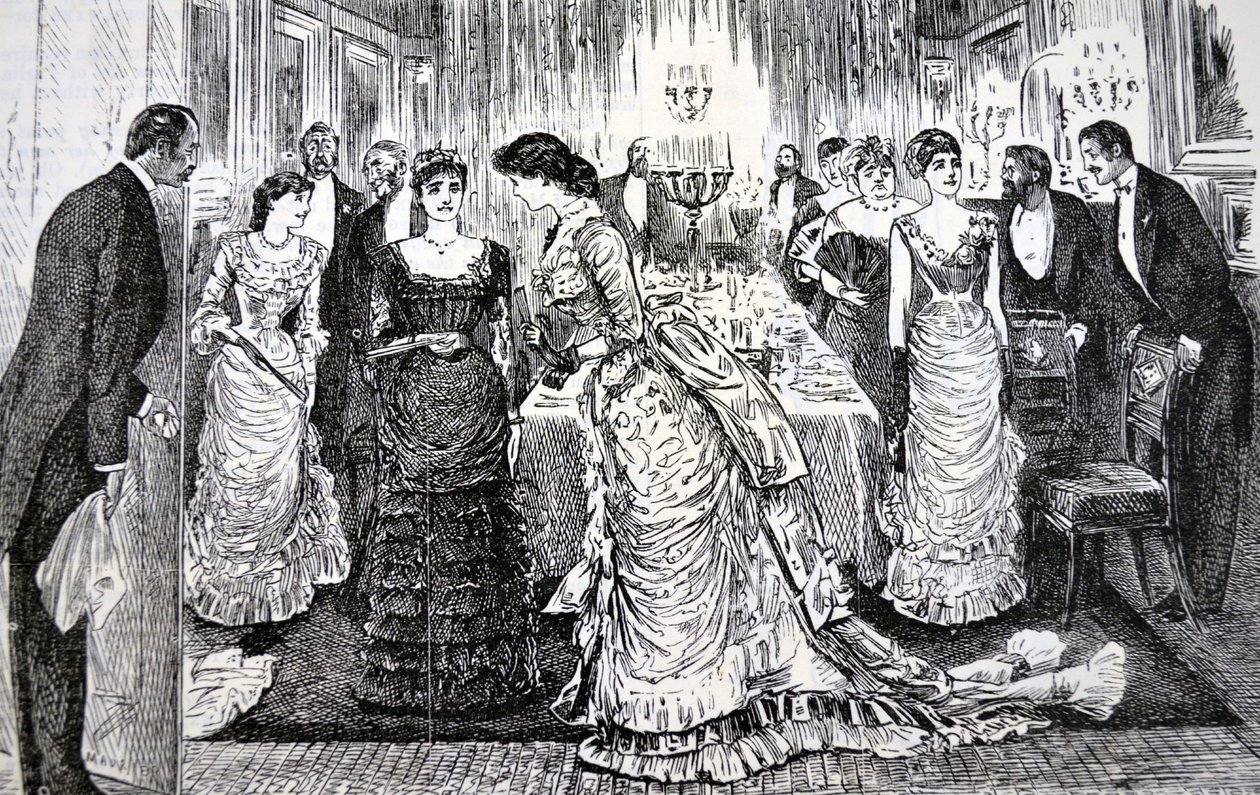 Röketikett, 1883 av George du Maurier