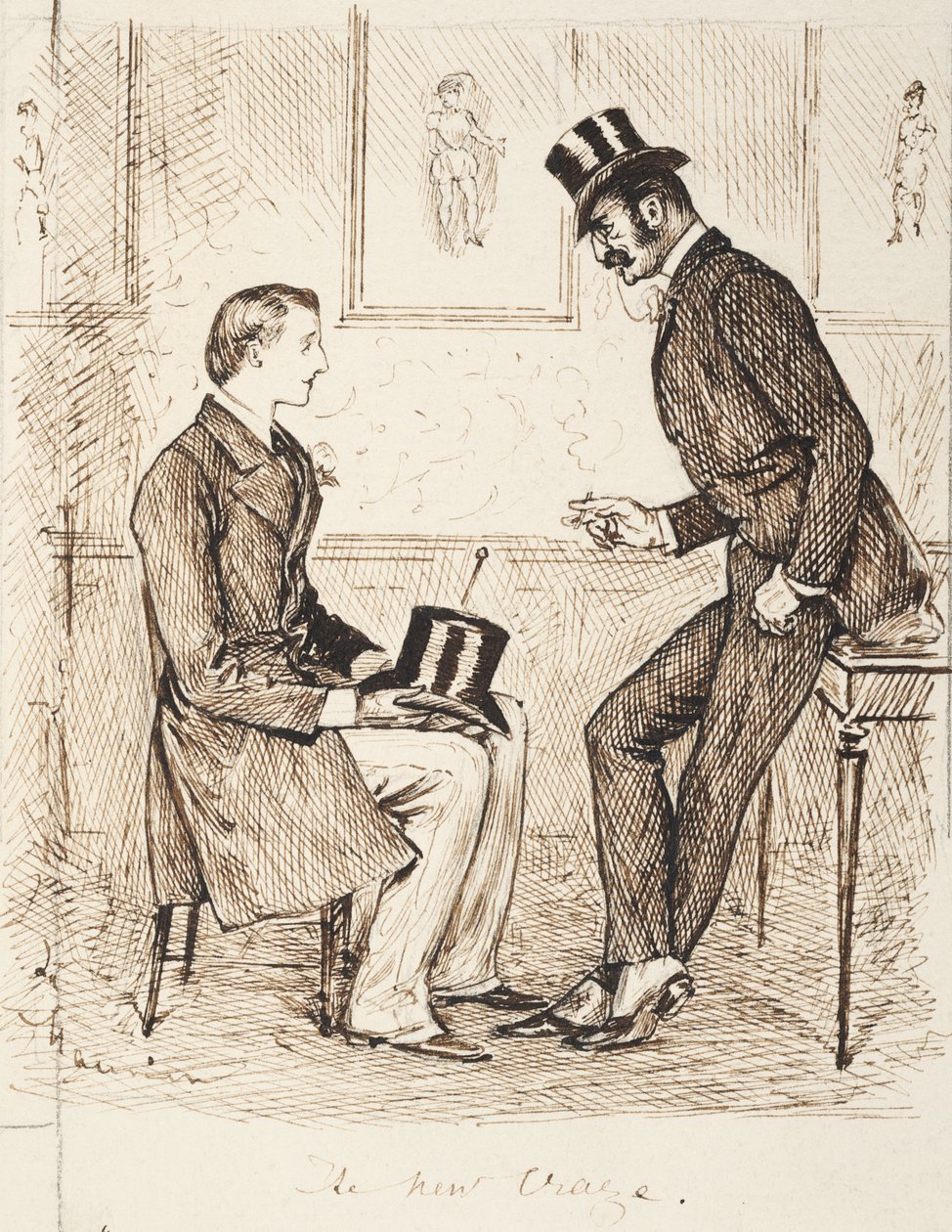 Den nya vurmen av George du Maurier