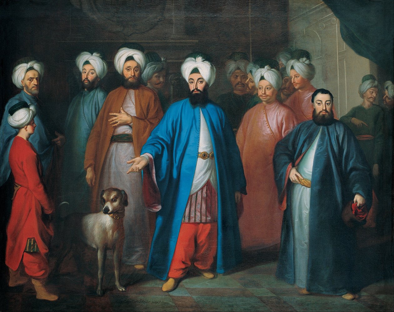 Mehmed Said Efendi och hans följe av George Engelhardt Schröder