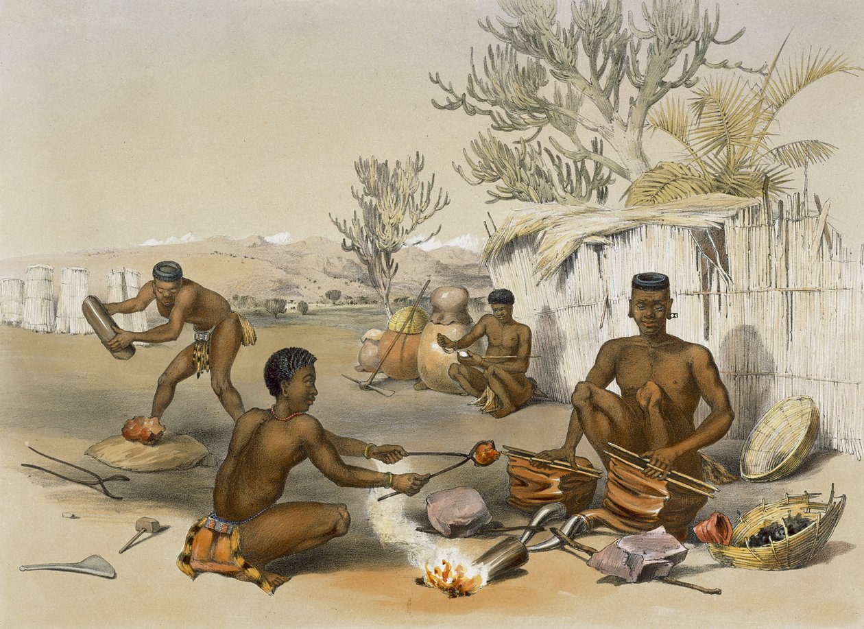 Zulu Blacksmiths at Work, skylt 23 från 