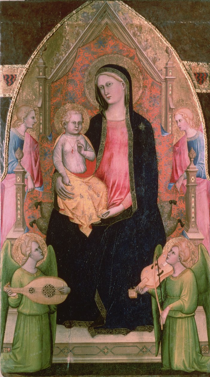Madonna och barn (1300-talet) av George Gaston Christiani