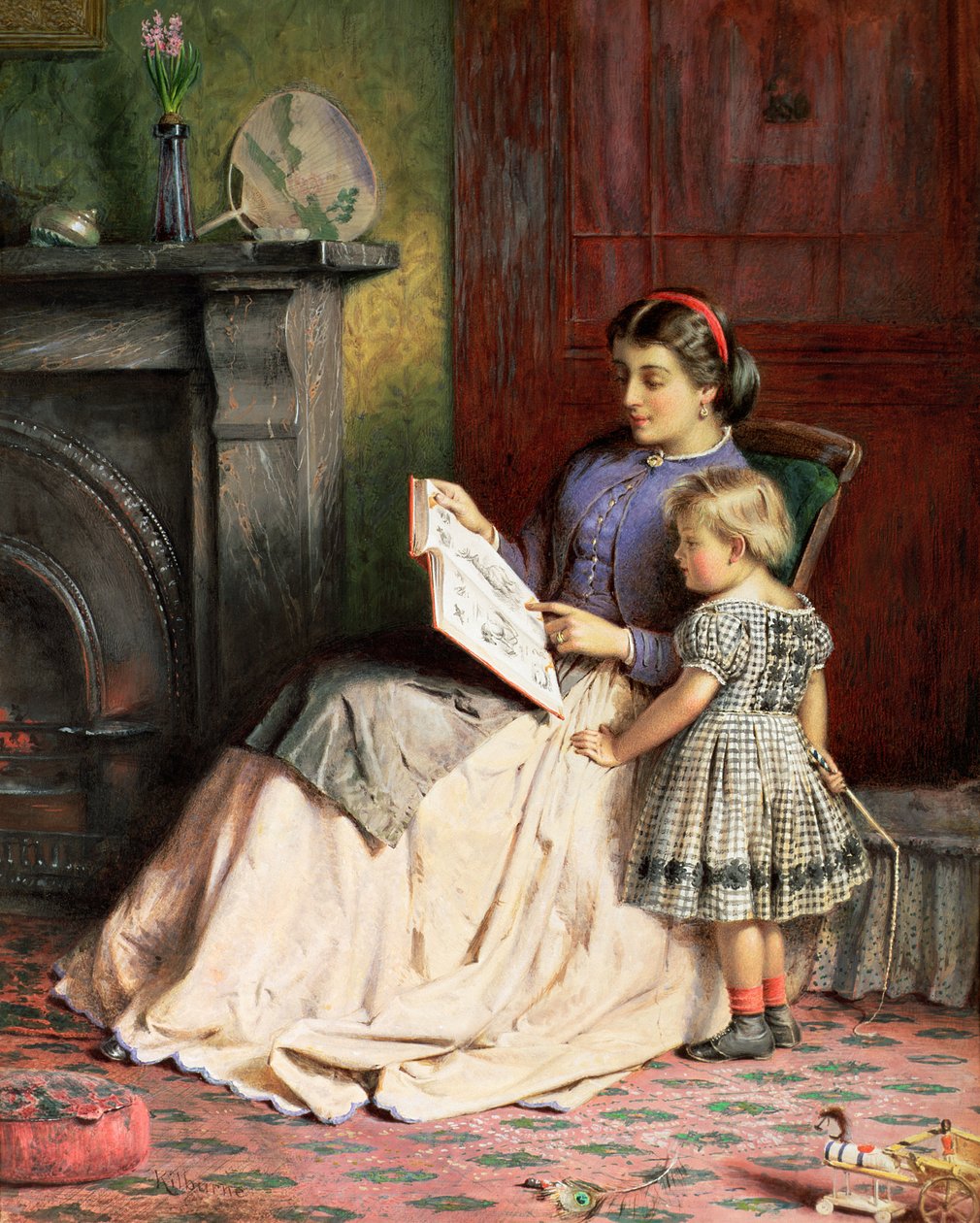 Mor och dotter av George Goodwin Kilburne