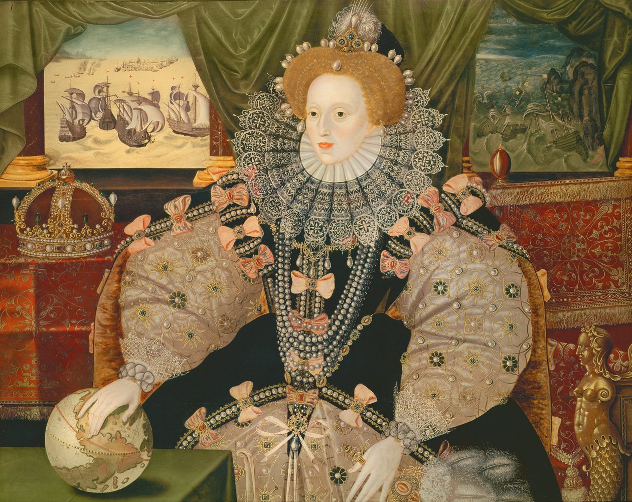 Armada-porträttet, ca 1588 av George Gower
