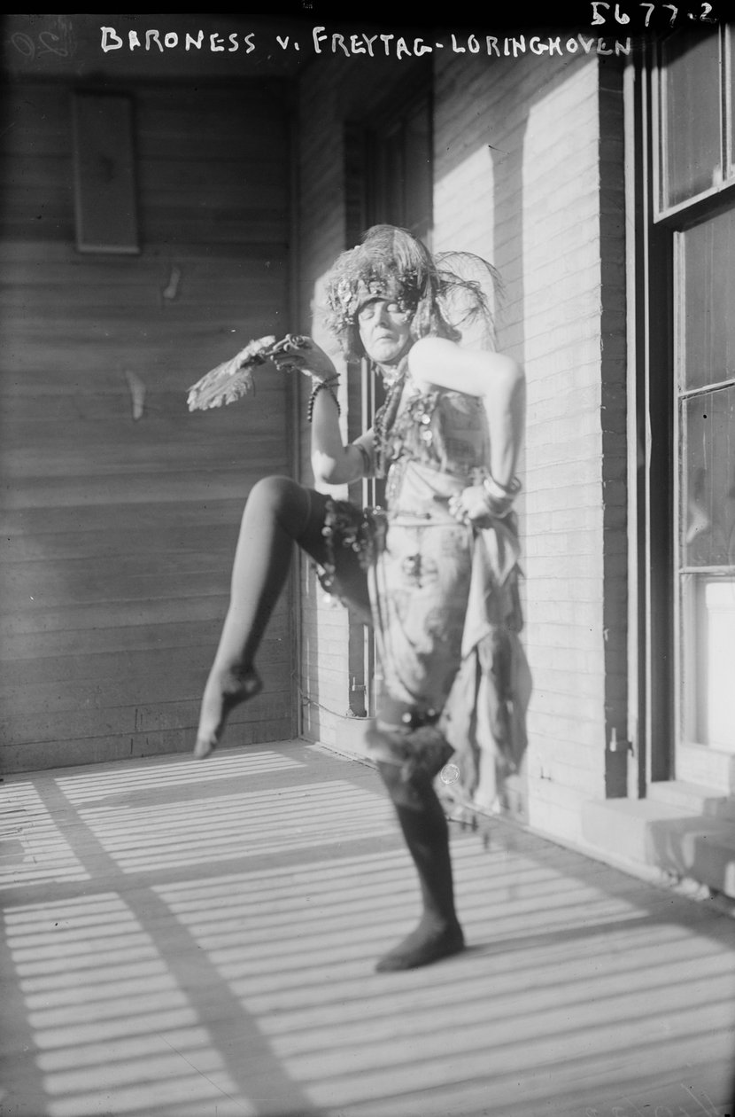 Friherrinnan Von Freytag-Loringhoven, ca 1915 av George Grantham Bain