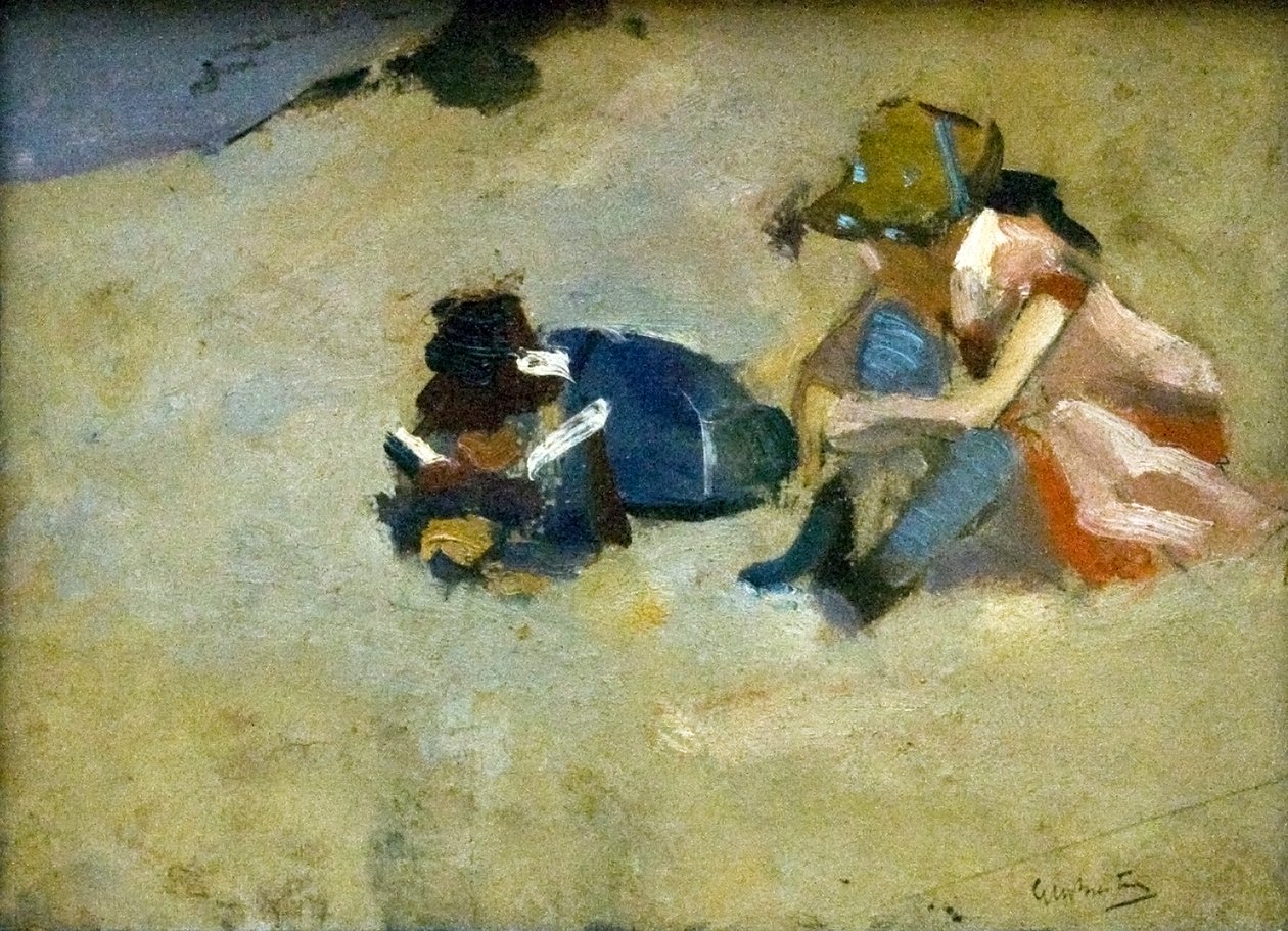  Gyerekek a dunek kozottnNederlands: Kinderen in het duinn  av George Hendrik Breitner