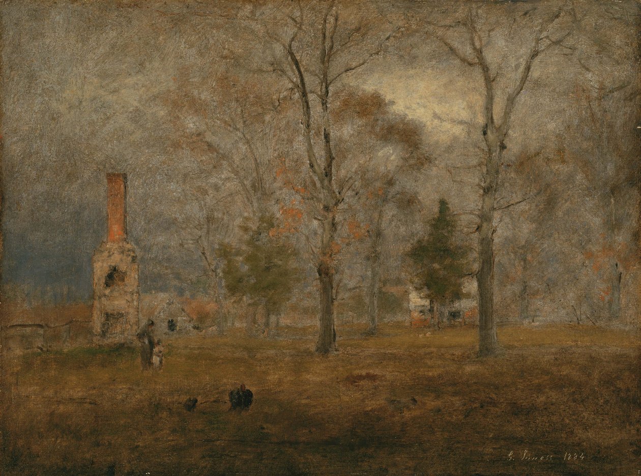 Grey Day, Goochland av George Inness