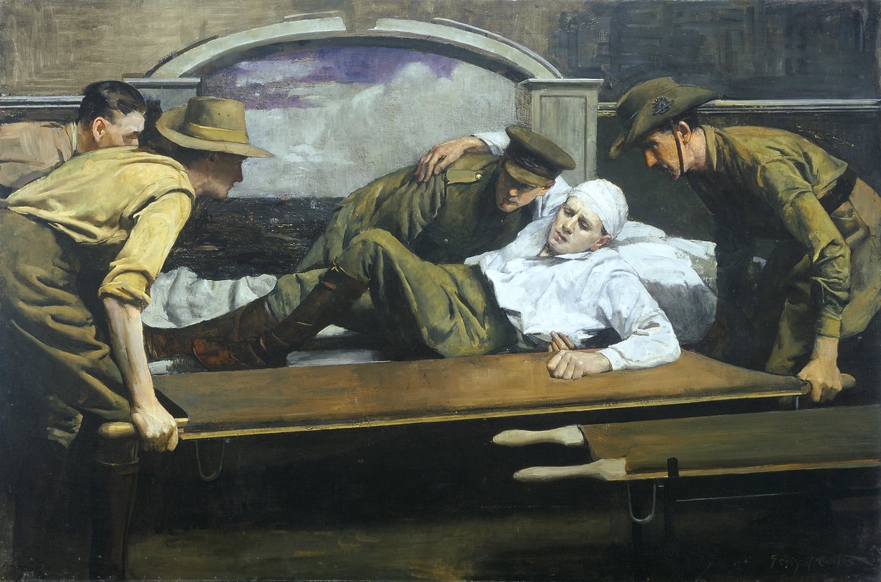 Station för uppklarning av olyckor, 1920 av George James Coates