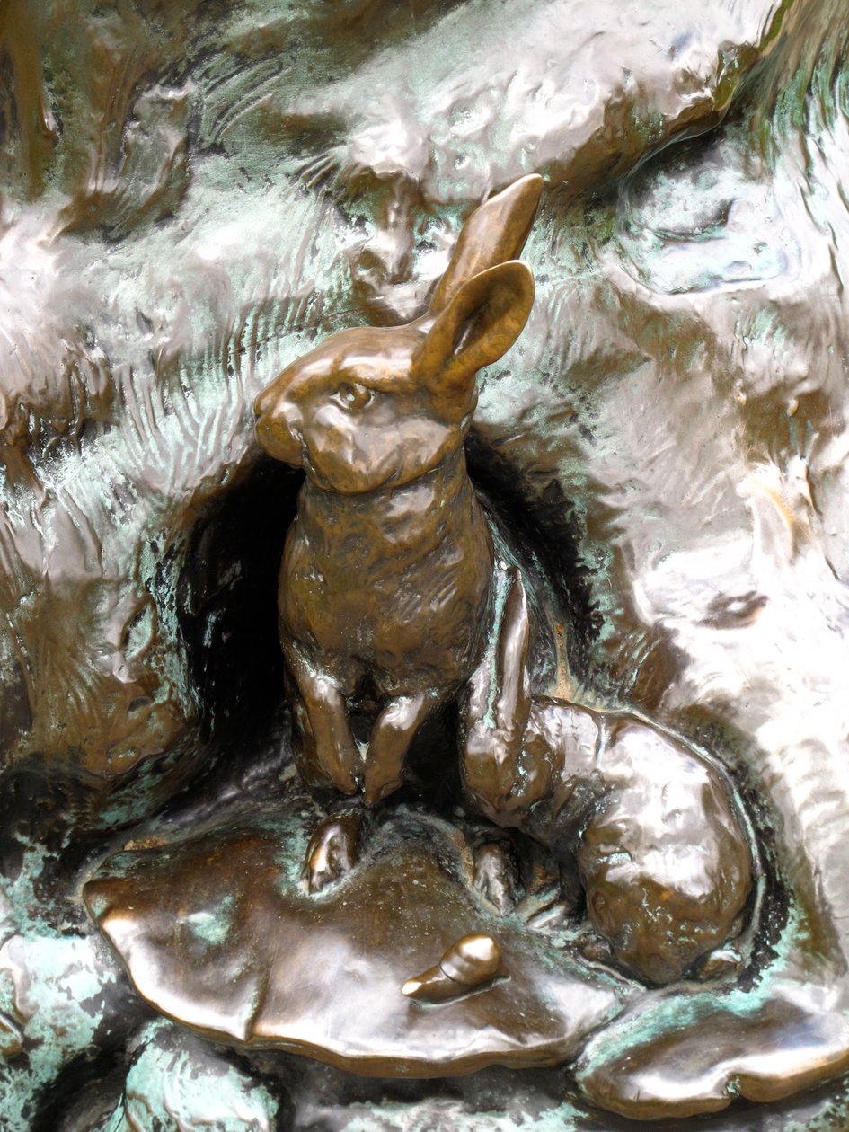 Kaniner, detalj från Peter Pan-statyn, 1912 (brons) av George James Frampton