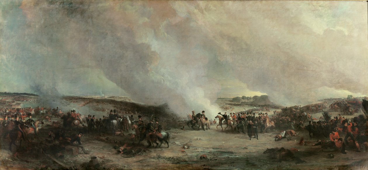 Slaget vid Waterloo, 1815 av George Jones