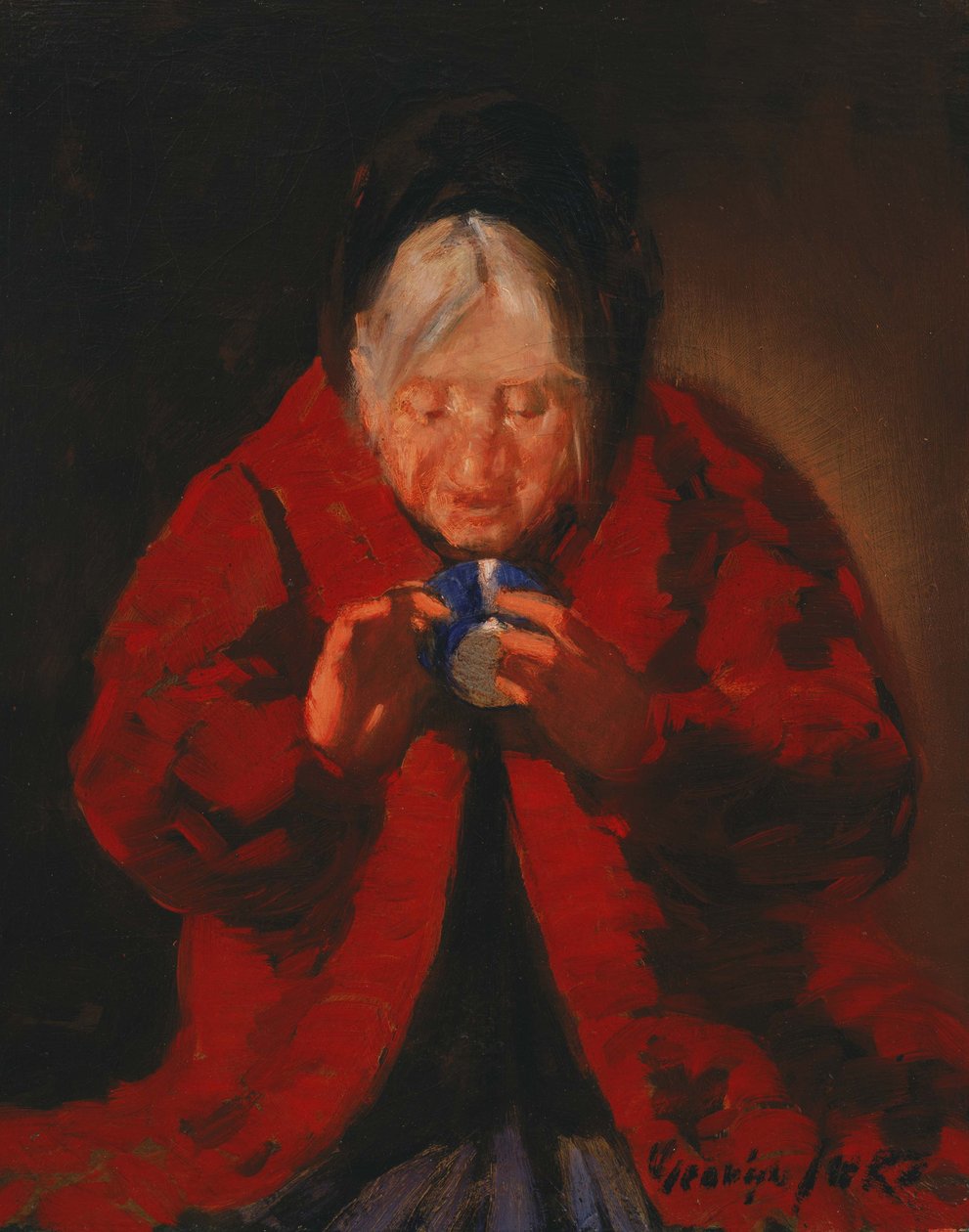 Berätta för lyckor av George Luks
