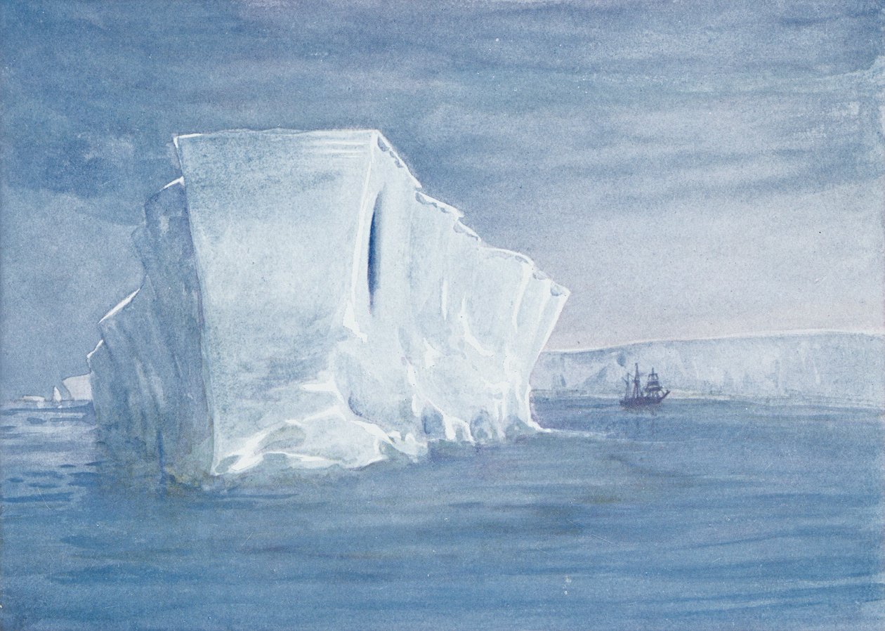 Ett isberg, illustration från 