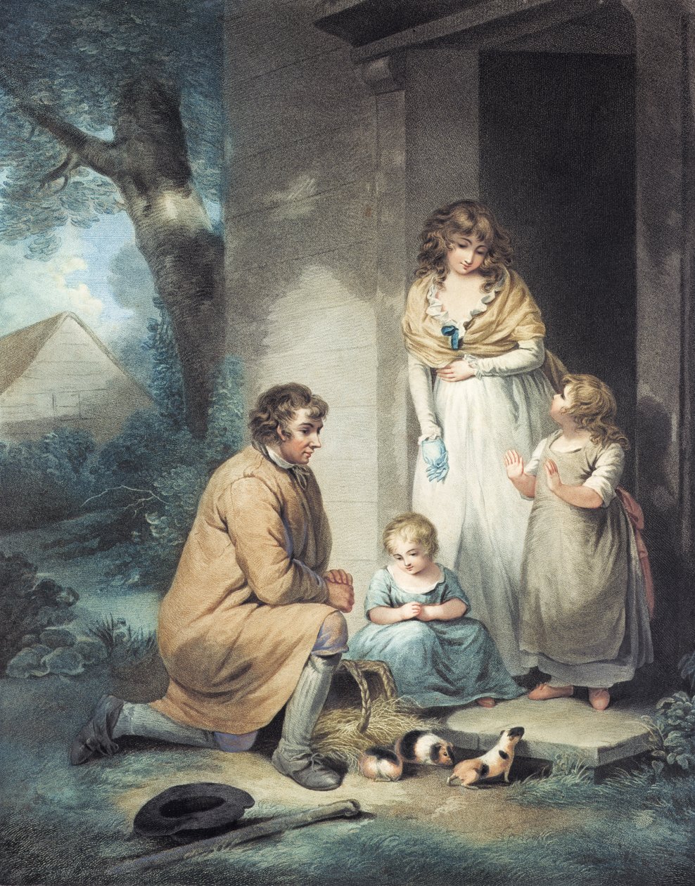 Marsvin, graverad av Thomas Gaugain (1748-1812), pub. av T. Philipe, 1796 (sticksticksgravyr) (par 125547) av George Morland
