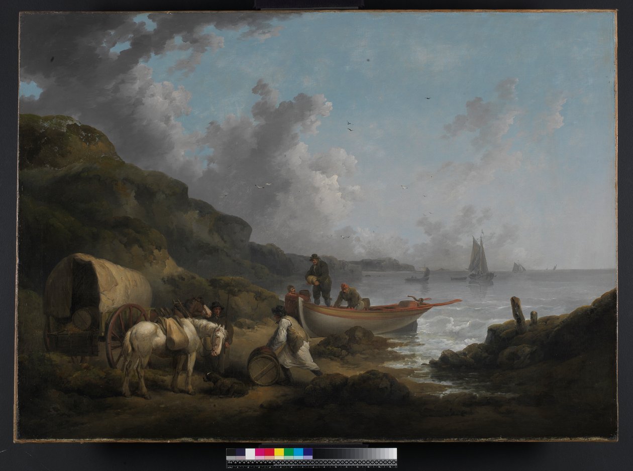 Smugglarna, 1792 av George Morland