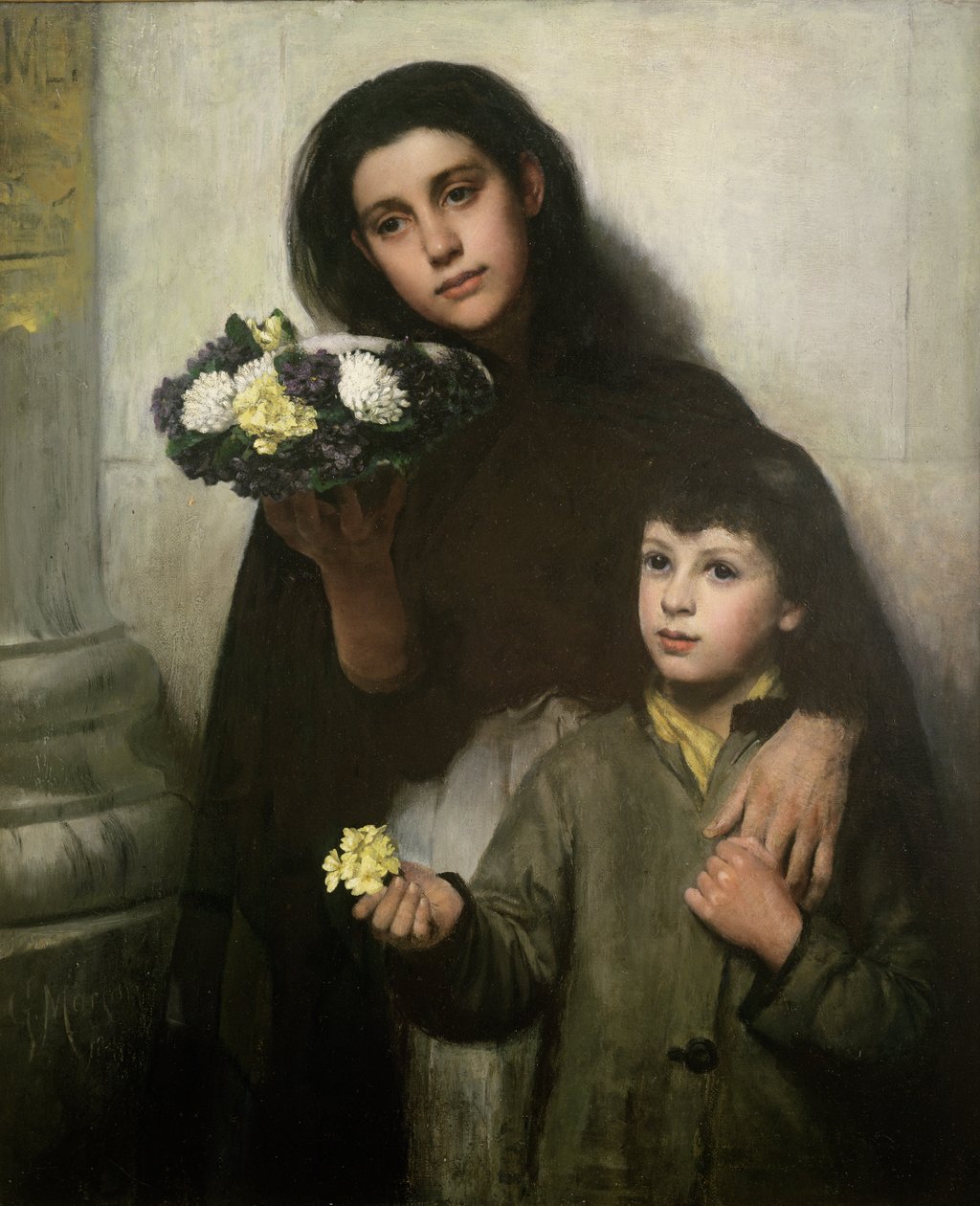 "Köp ett gäng vackra blommor", 1883 av George Morton