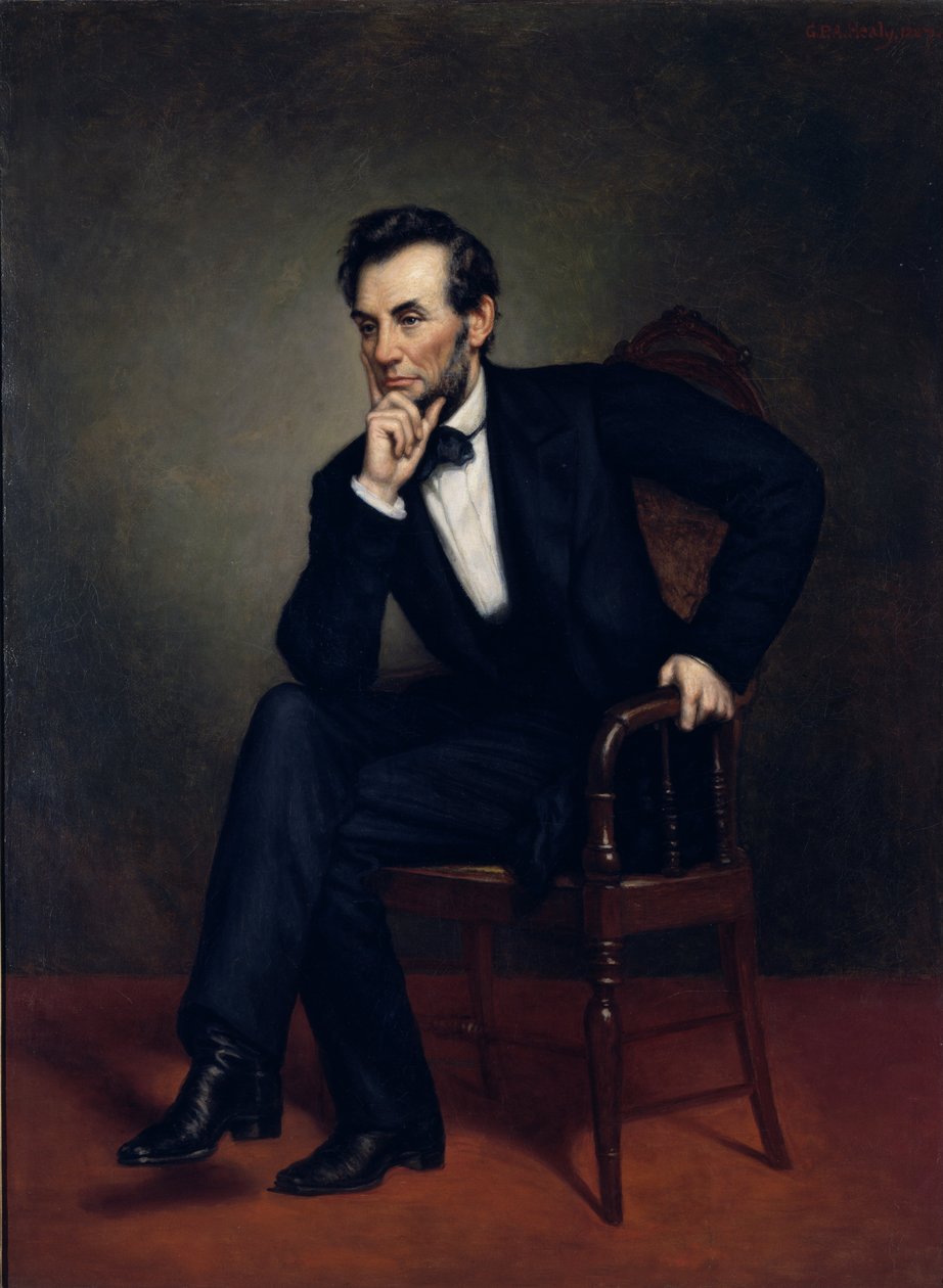 Porträtt av Abraham Lincoln (1887) av George Peter Alexander Healy