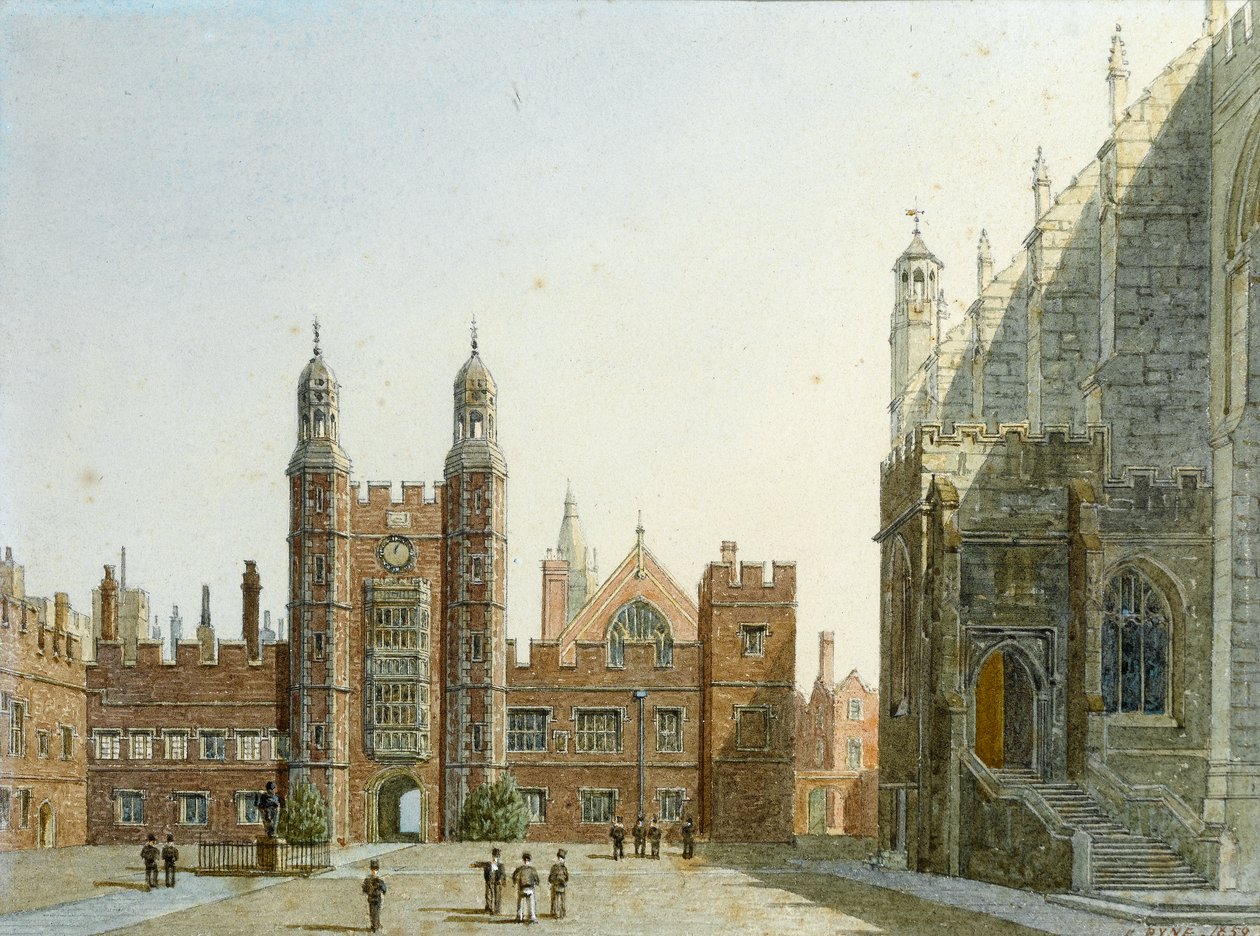 Eton College, 1859 (wc på papper) av George Pyne