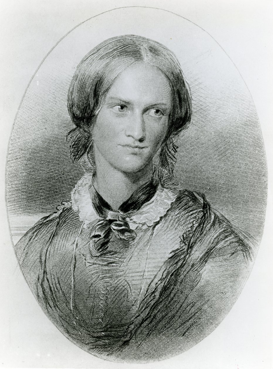 Charlotte Bronte, graverad av James Charles Armytage, c.1850 av George Richmond