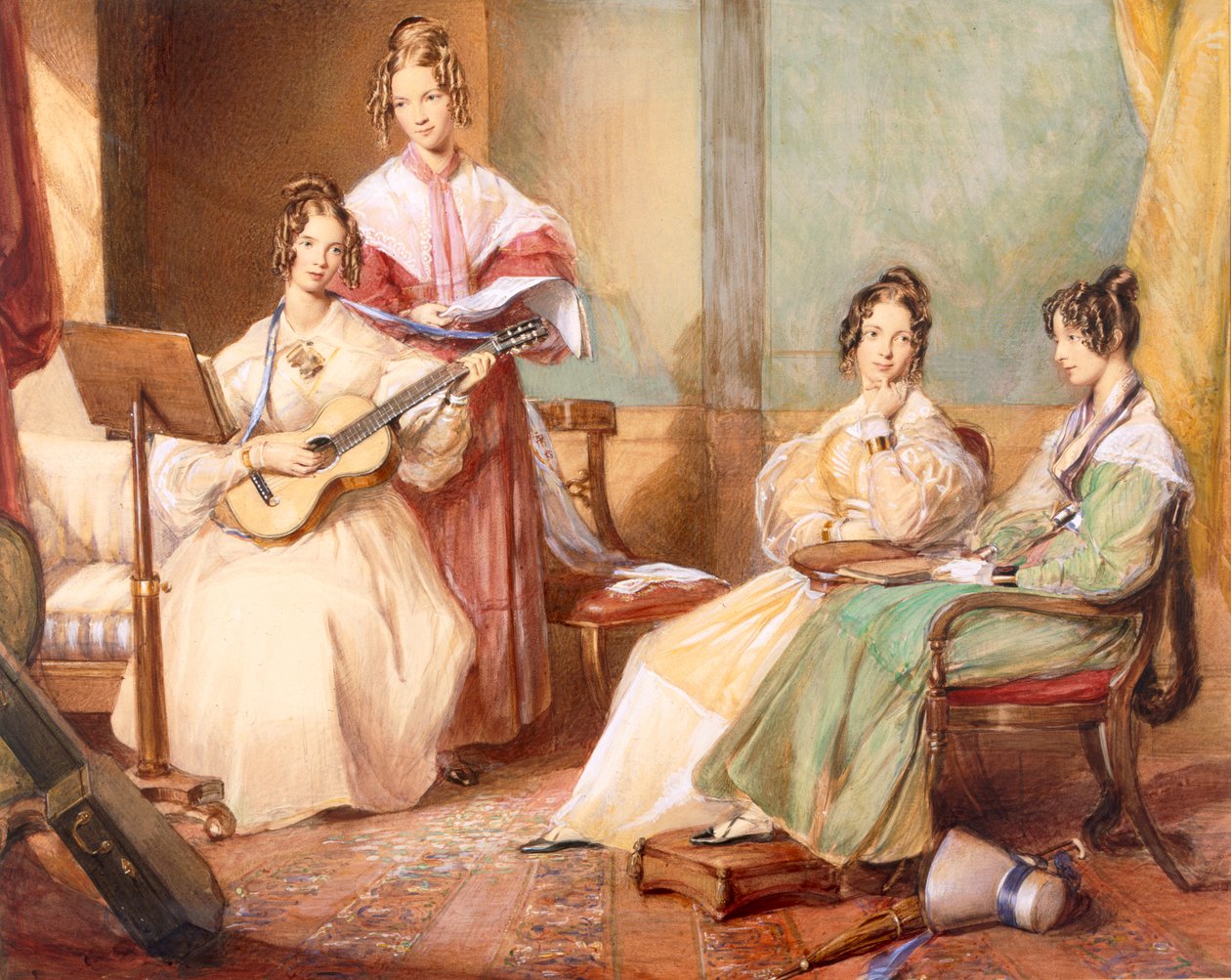 Ärkebiskop Sumners fyra döttrar, 1833 av George Richmond