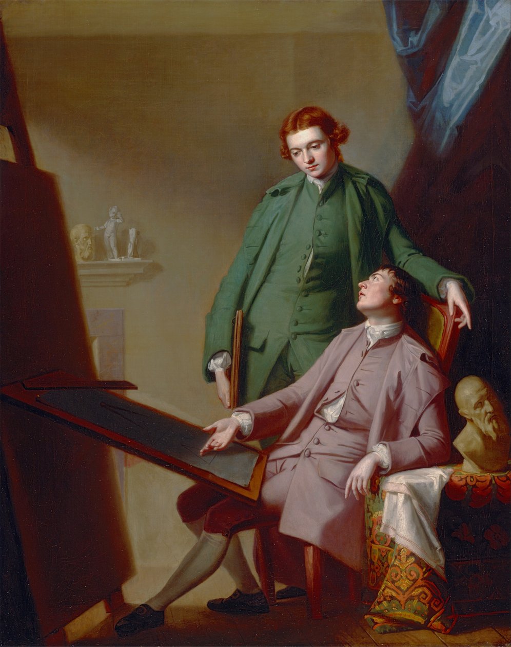 A Conversation (The Artists Brothers, Peter och James Romney) av George Romney
