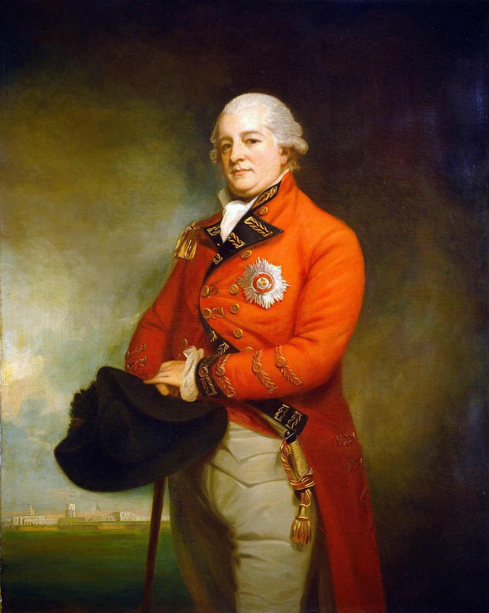 Archibald Campbell (officer i den brittiska armén) av George Romney