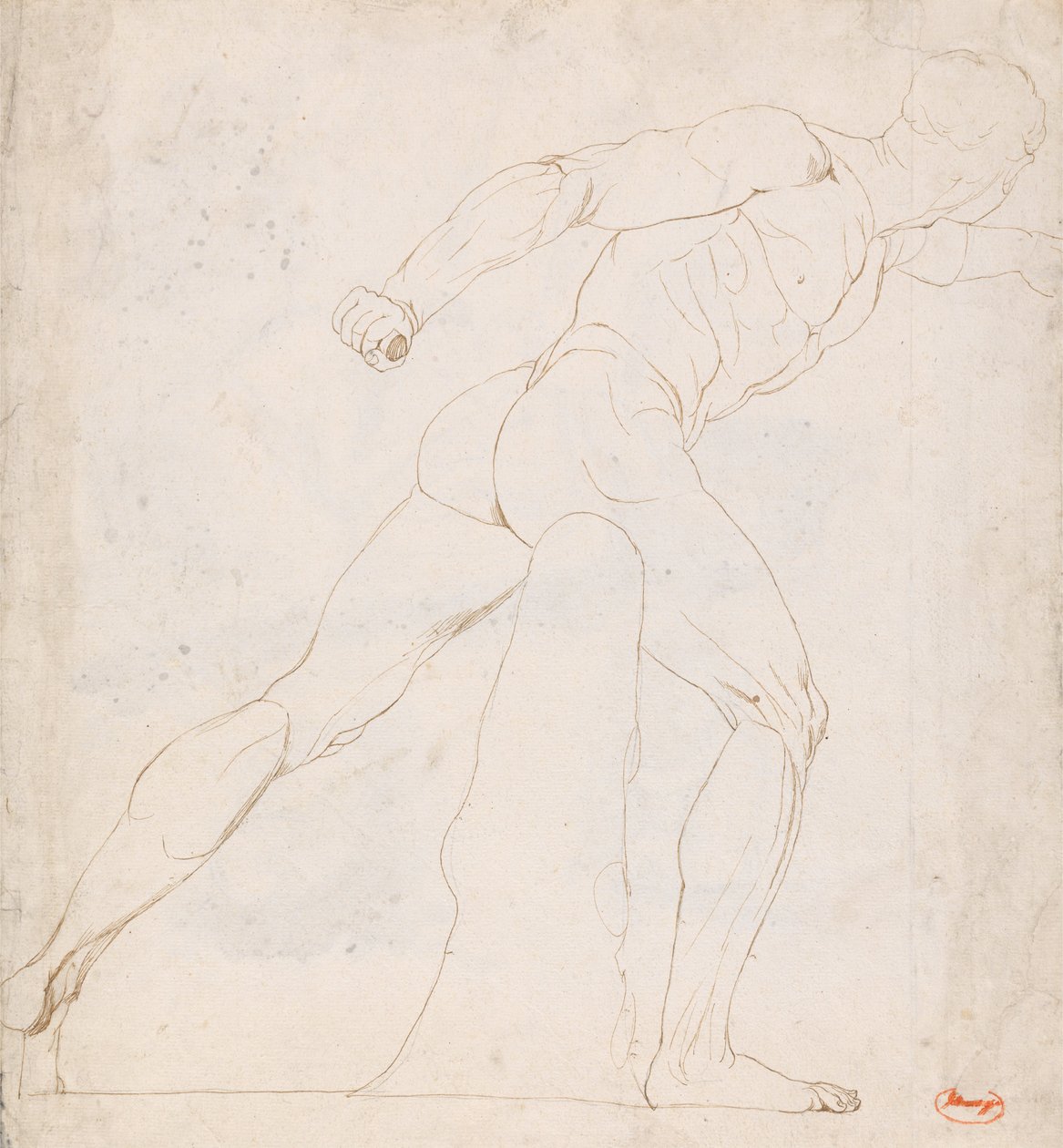 Borghese Gladiator av George Romney