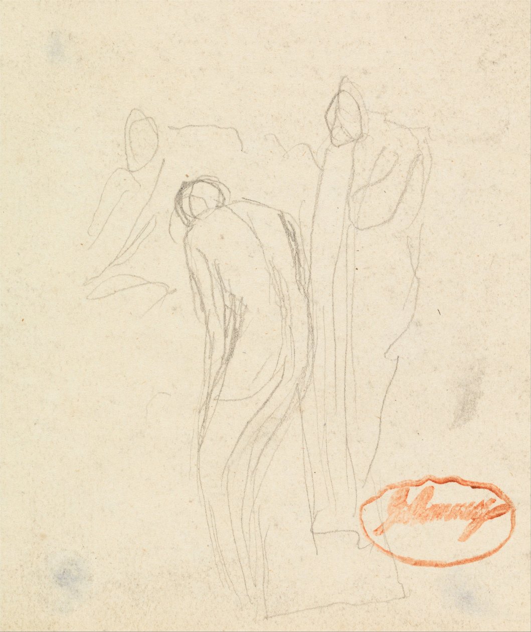 Figur sammansättning studie 1 av George Romney
