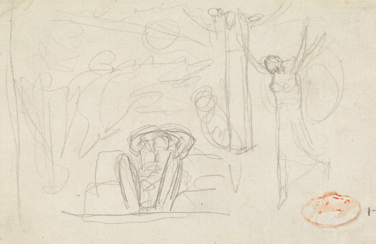 Figurkompositionsstudie 38 av George Romney