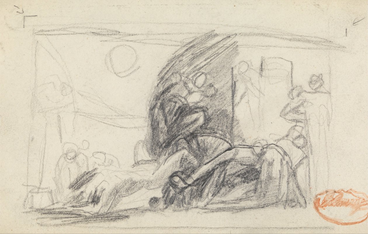 Figurkompositionstudie 4 av George Romney