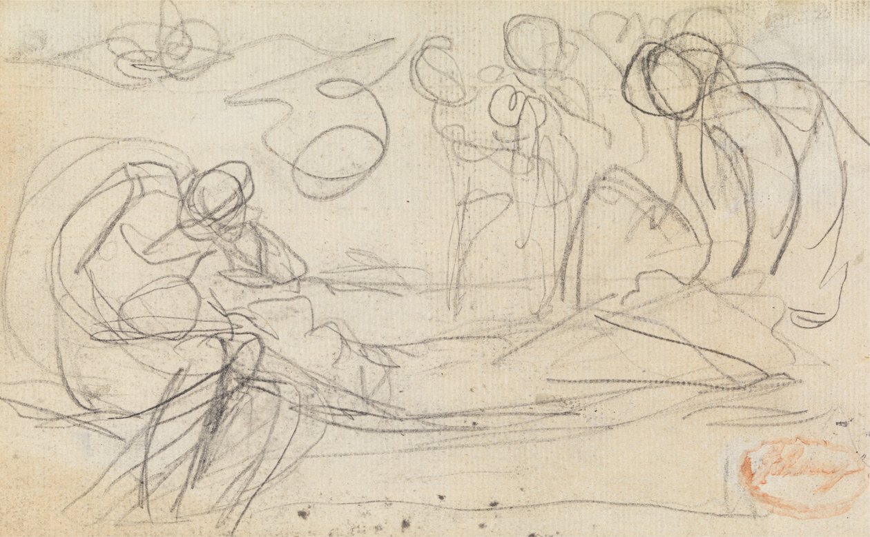 Figurkompositionstudie 50 av George Romney