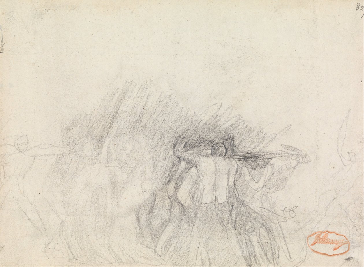 Figurkompositionstudie 50 av George Romney
