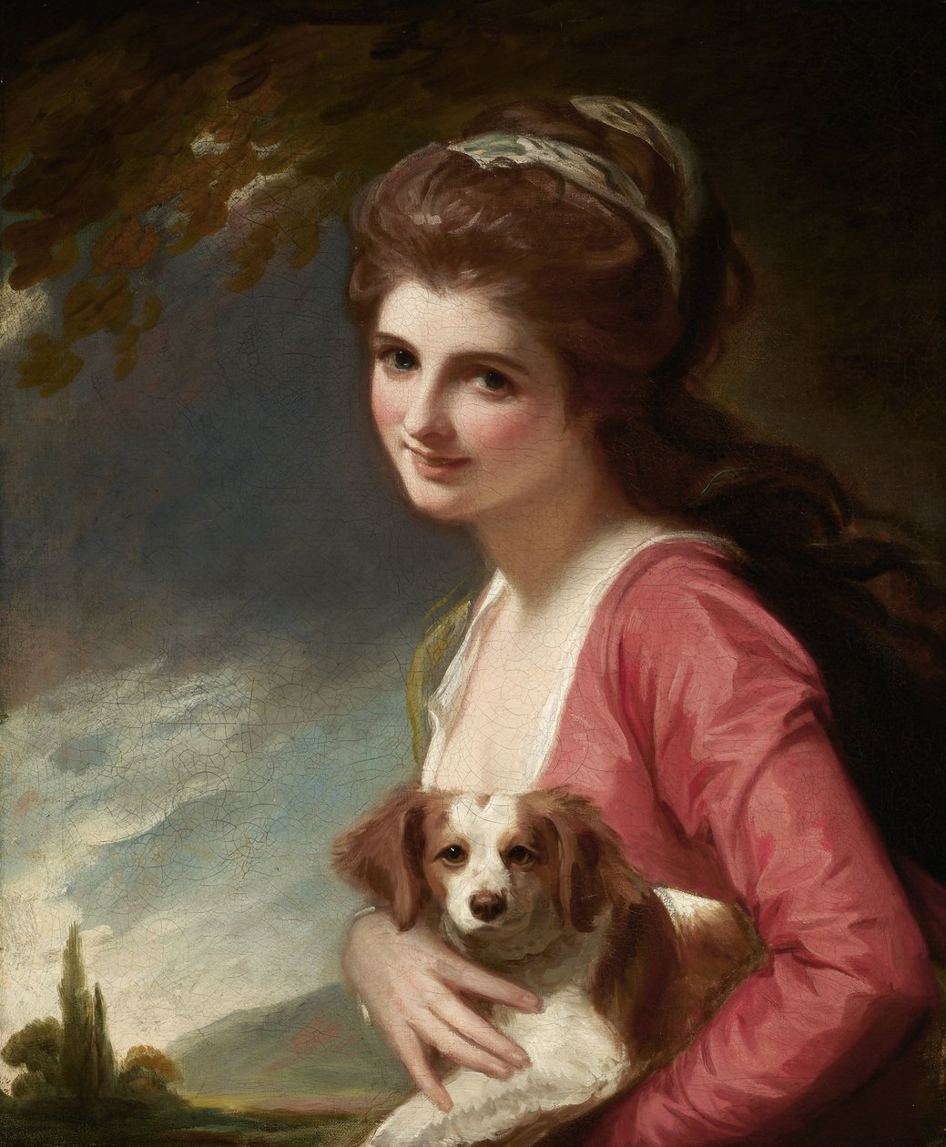 Lady Hamilton som natur av George Romney